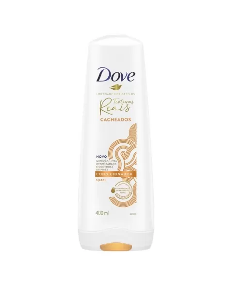 CONDICIONADOR DOVE CACHEADO TEXTURAS REAIS 12X400ML