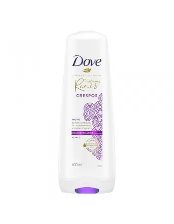 CONDICIONADOR DOVE CRESPO TEXTURAS REAIS 12X400ML