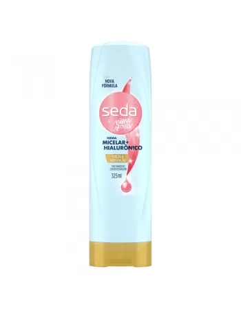 CONDICIONADOR SEDA HIDRATAÇÃO MICELAR E HIALURONICO 12X325ML