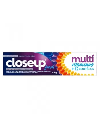 CREME DENTAL CLOSEUP MULTI VITAMINAS +12 BENEFICIOS FRESH 72X85G