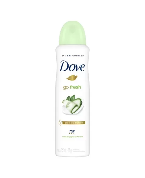 DESODORANTE AEROSOL DOVE GO FRESH PEPINO 12X150ML