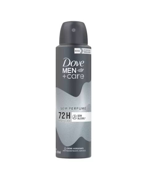 DESODORANTE AEROSOL DOVE MEN +CARE SEM PERFUME 12X150ML