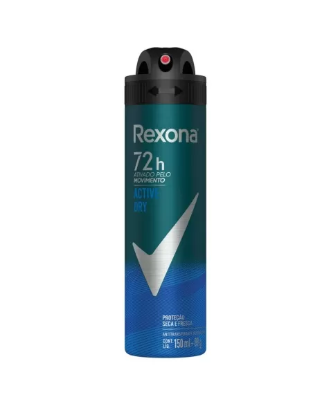 DESODORANTE AEROSOL REXONA MEN ACTIVE DRY 150ML