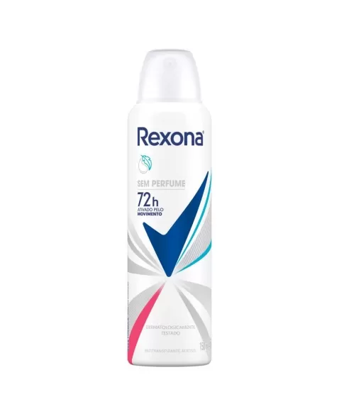 DESODORANTE AEROSOL REXONA SEM PERFUME 12X150ML