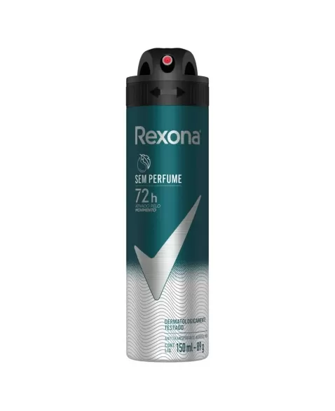 DESODORANTE AEROSOL REXONA MEN SEM PERFUME 12X150ML