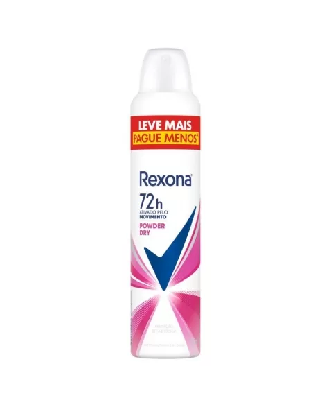 DESODORANTE AEROSOL REXONA POWDER DRY 12X250ML