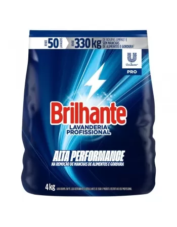 LAVA ROUPAS PÓ BRILHANTE ALTA PERFORMANCE (SACHE) 4KG