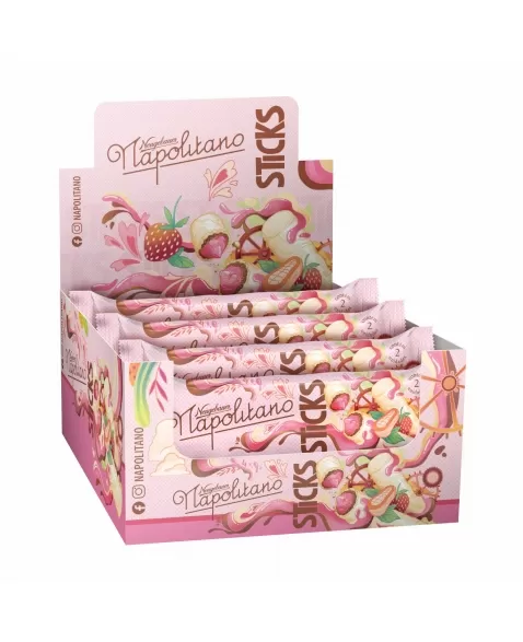 CHOCOLATE NAPOLITANO STICKS 16X32G