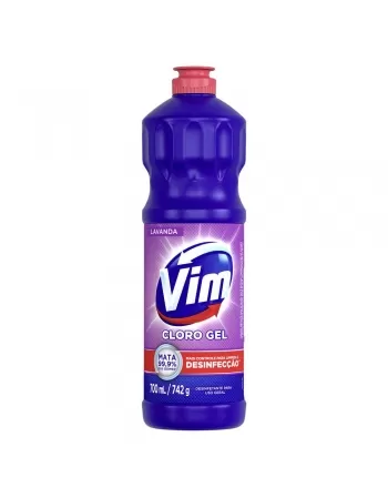 VIM CLORO ADITIVADO LAVANDA 12X700ML