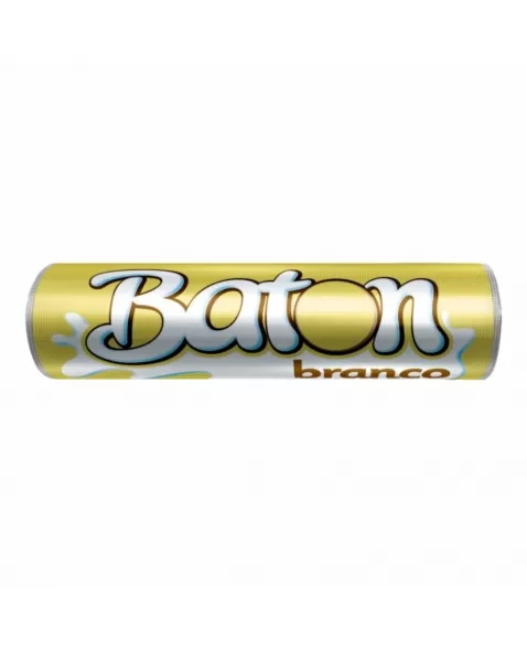 CHOCOLATE BATON BASTÃO CHOCOCOLATE BRANCO 30X16G