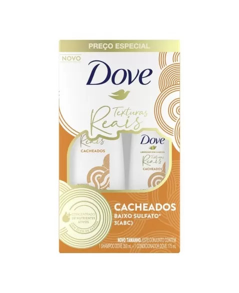 DOVE SH CACH TEX R 8X350ML+CO175ML PR