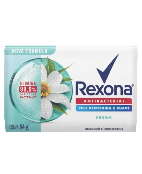 SABONETE REXONA ANTIBACTERIAL FRESH 84G