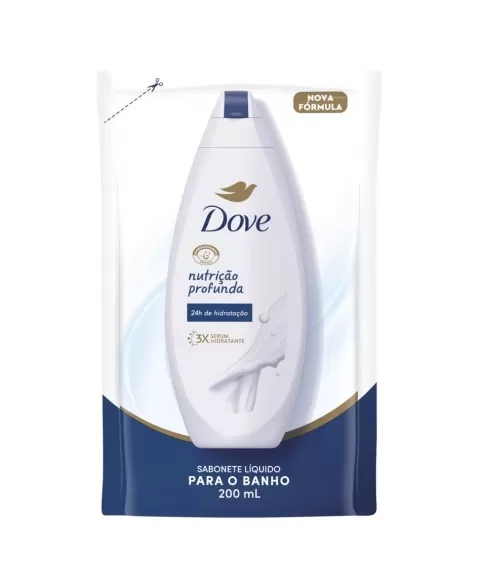 DOVE SAB LIQ NUTRIC PROF RFL 12X200ML