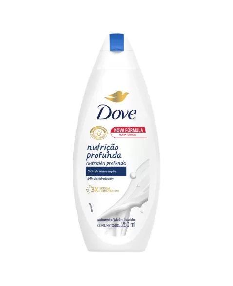 DOVE SAB LIQ NUTRICAO PROFUNDA 12X250ML