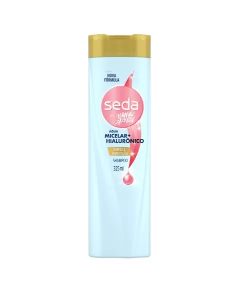 SHAMPOO SEDA ÁGUA MICELAR E HIALU 325ML