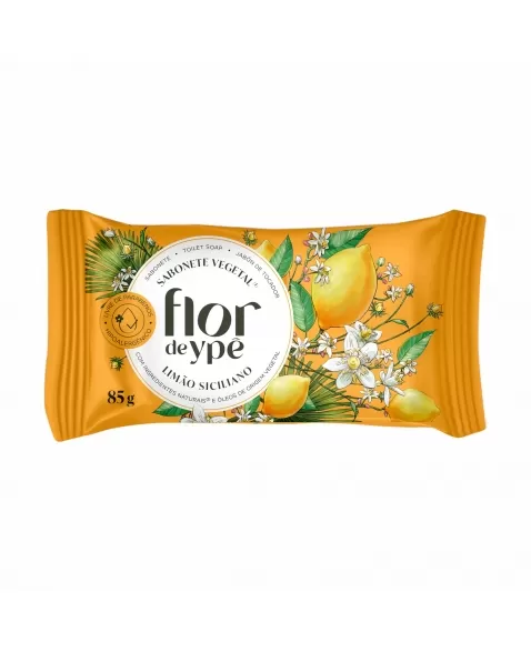 SABONETE FLOR VEGETAL LIMÃO SICILIANO 85G