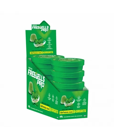 PASTILHA FREEGELLS PLAY PRO EUCALIPTO 400GR (10X40G)