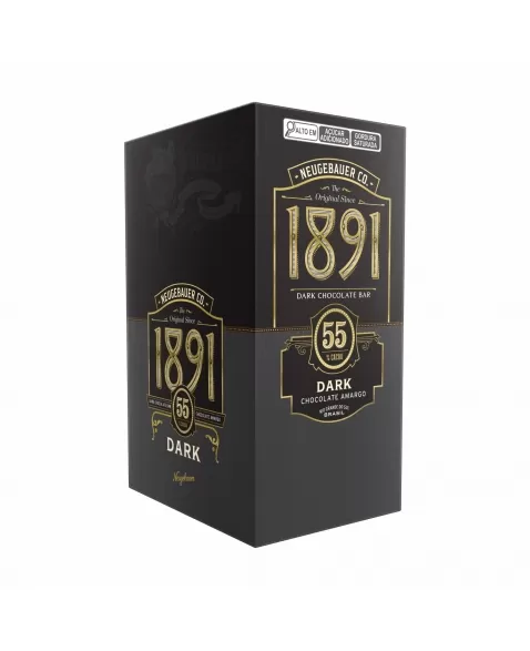 BARRA DE CHOCOLATE 1891 DARK 10X90G