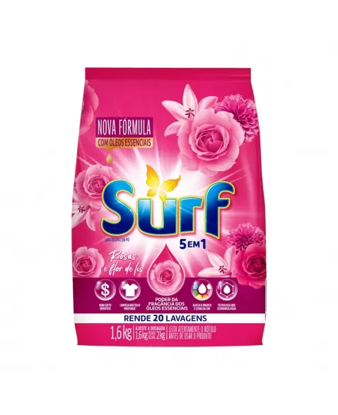 SURF DT PO ROSAS E FLOR DE LIS 7X1.6KG