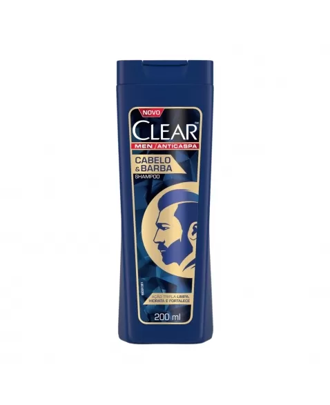 CLEAR MEN SH CABELO BARBA 12X200ML