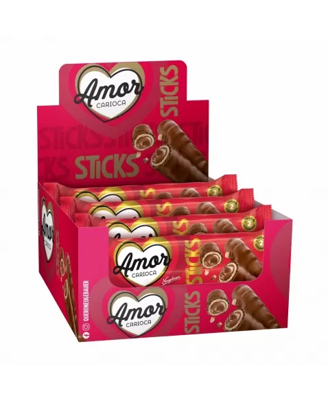 CHOCOLATE STICKS AMOR CARIOCA 16X32G