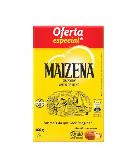 MAIZENA AMIDO MIL40X500GR + PG380 LV500G