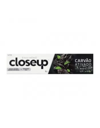 CREME DENTAL CLOSEUP CARVÃO ATIVADO 85G