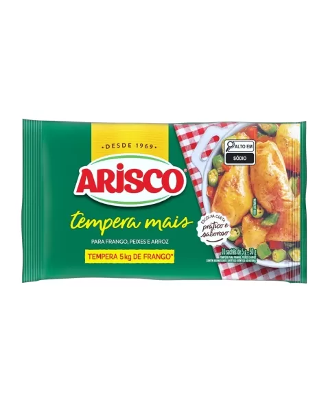 ARISCO TEMP EM PO FRANGO 24X50G