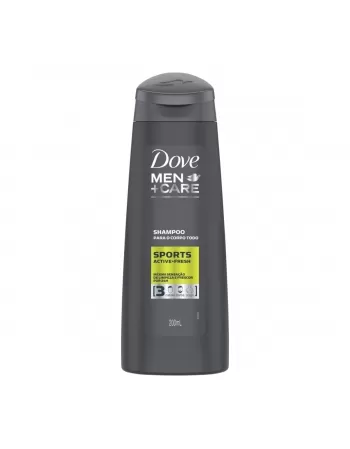 SHAMPOO DOVE MEN+CARE 3 EM 1 SPORTS 200ML