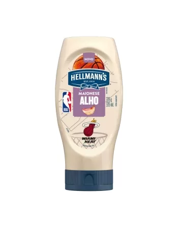 MAIONESE HELLMANNS ALHO SQUEEZE 335G