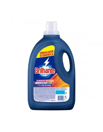 LAVA ROUPAS LIQUIDO BRILHANTE LIMPEZA TOTAL (FRASCO) 5L