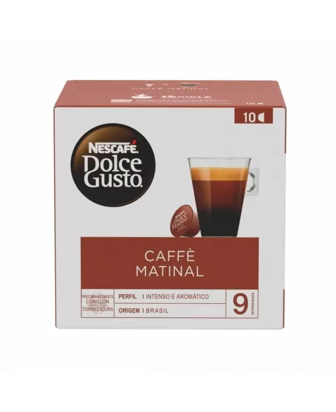 CAPSULAS DE CAFE NESCAFE DULCE GUSTO C/10 CAFFE MATINAL 80G