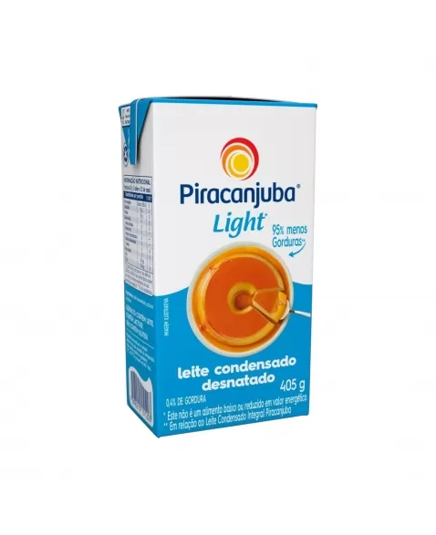 LEITE CONDENSADO LIGHT PIRACANJUBA 405G