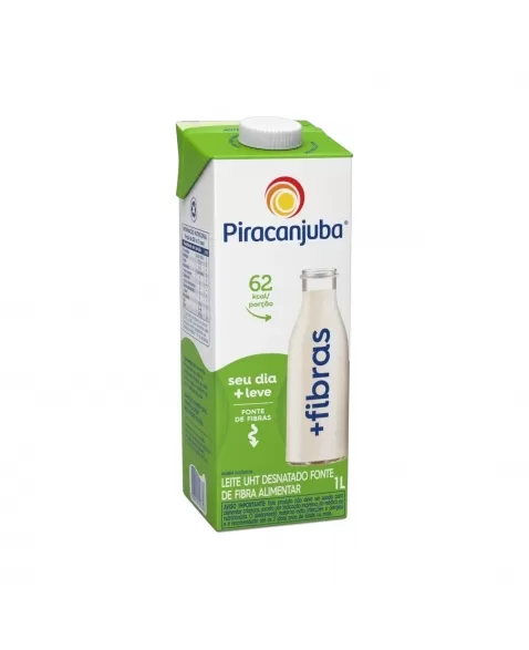 LEITE PIRACANJUBA +FIBRAS 1L