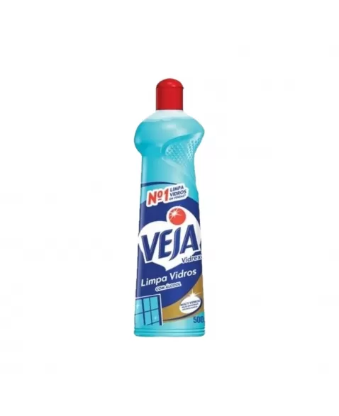 LIMPADOR VEJA VIDREX BIO ALCOOL SQUEEZE 500ML