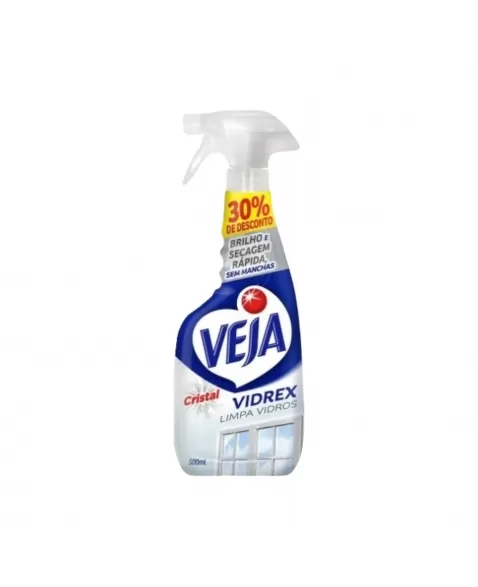 LIMPADOR VEJA VIDREX PULVERIZADOR (30% DESC.) 500ML