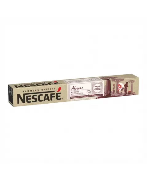 CAPSULAS DE CAFE NESCAFE FARMERS ORIGINS C/10 AFRICAS 55G