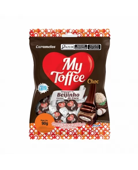 BALA MY TOFFEE CHOCOLATE C/BEIJINHO 90G