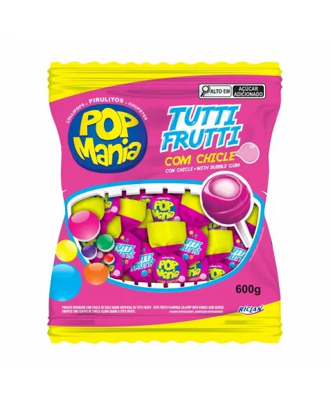 PIRULITO POP MANIA TUTTI FRUTTI 600G