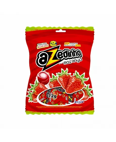 PIRULITO POP MANIA AZEDINHA MORANGO 40X60G