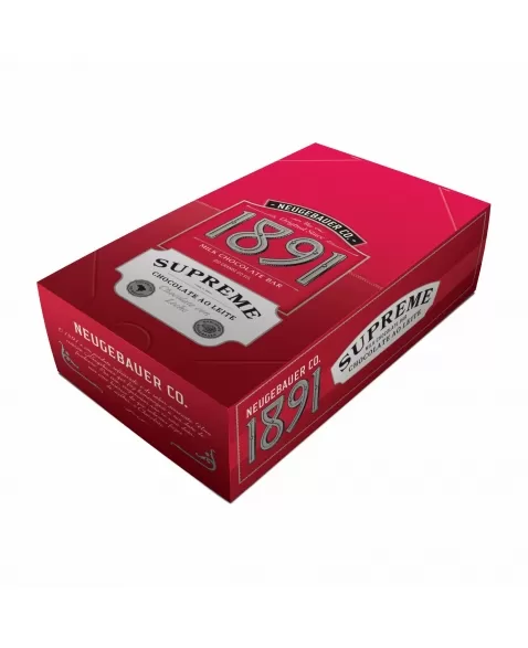 BARRA DE CHOCOLATE 1891 SUPREME LEITE 360G (40X9G)