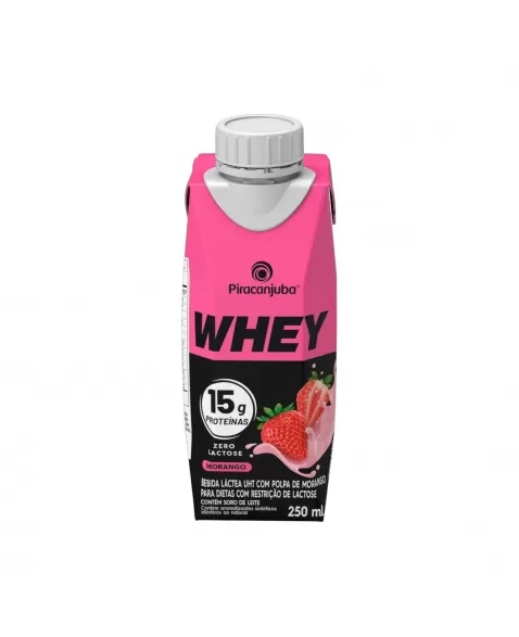 WHEY 15G MORANGO 250ML