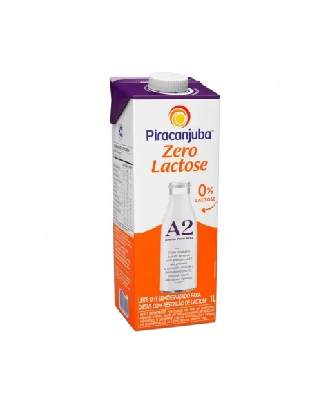 LEITE PIRACANJUBA ZERO LACTOSE A2 1L