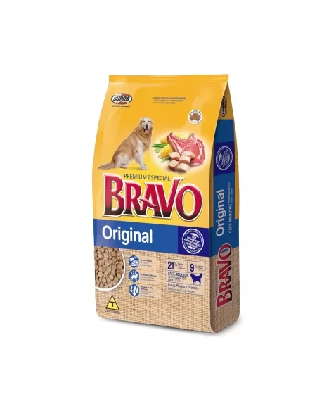 RAÇÃO BRAVO ORIGINAL 15KG