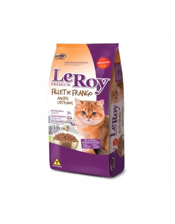 RAÇÃO LEROY FILLET DE FRANGO ADULTOS CASTRADOS 10,1KG