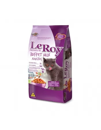 RAÇÃO LEROY BUFFET MIX ADULTOS 10,1KG