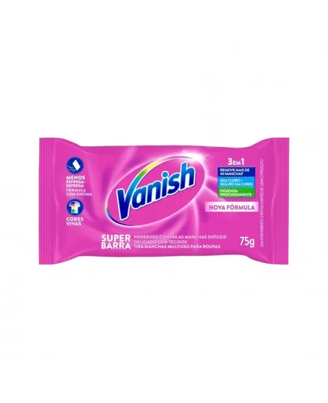 TIRA MANCHAS VANISH SUPER BARRA 900G (12X75G)