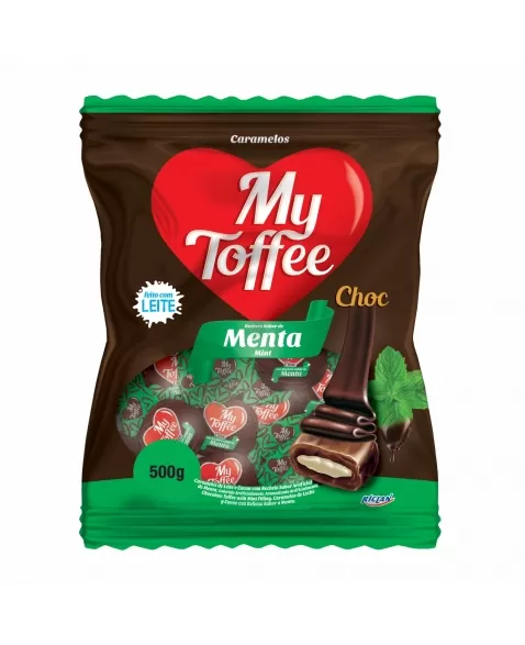 BALA MY TOFFEE CHOCOLATE C/MENTA 500G