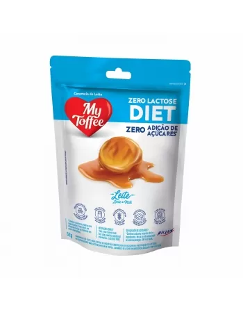 BALA MY TOFFEE DIET ZERO LACTOSE LEITE 52G