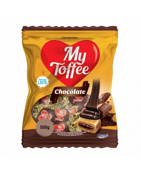 BALA MY TOFFEE LEITE C/CHOCOLATE 500G